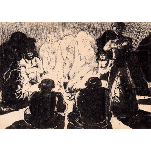 The campfire